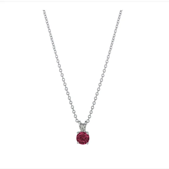 💜CZ by Kenneth Jay Lane Classic Pendant Necklace - Picture 1 of 6